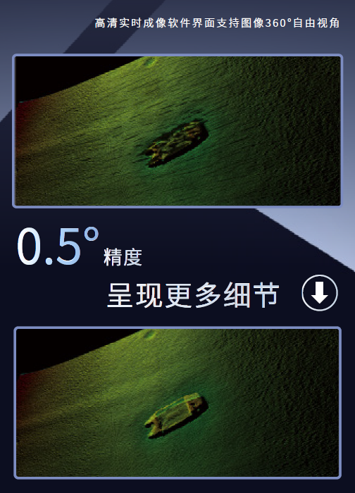 水下三维搜探声纳系统高精版 3DX超高探测精度